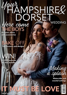 Cover of the May/June 2024 issue of Your Hampshire & Dorset Wedding magazine