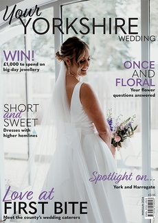 Cover of the May/June 2024 issue of Your Yorkshire Wedding magazine