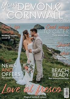 Cover of the May/June 2024 issue of Your Devon & Cornwall Wedding magazine